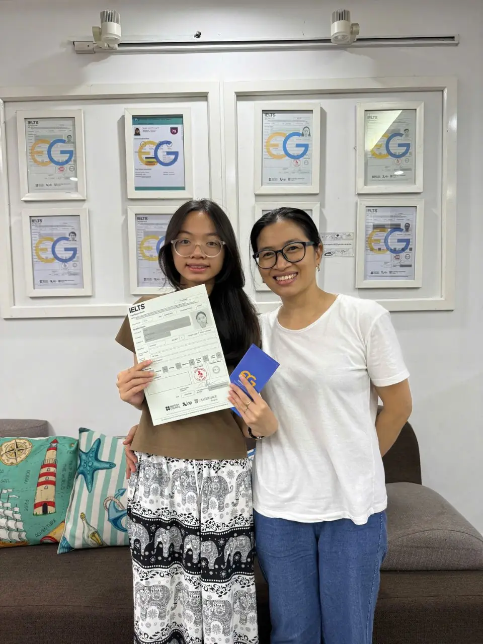 Châu Huỳnh Giang và bằng IELTS 6.0