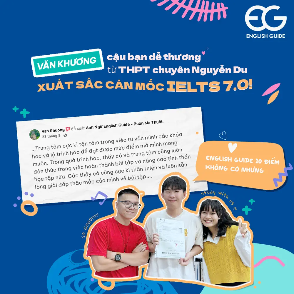 Văn Khương - Xuất sắc cán mốc IELTS 7.0