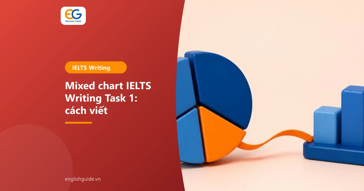 Mixed chart IELTS Writing Task 1: cách nối hai biểu đồ, viết overview và bài mẫu