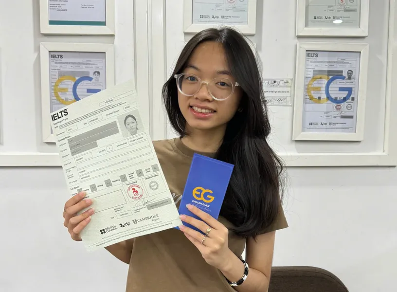 Châu Huỳnh Giang cùng kết quả học tại EG