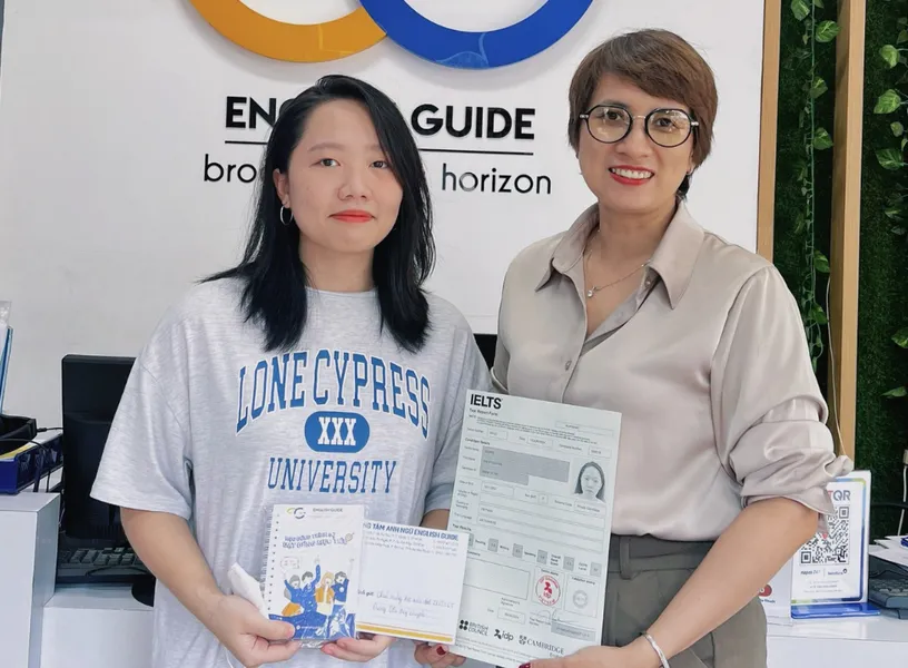 Dương Thị Mỹ Duyên cùng kết quả học tại EG