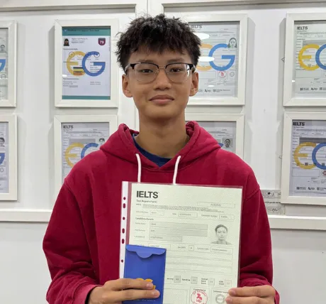 Trần Sơn đạt IELTS 8.5