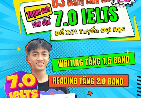 Phan Nguyễn Trọng Nghĩa đạt IELTS 7.0