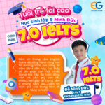 Tuổi trẻ tài cao – học sinh lớp 9 Minh Đức chinh phục 7.0 IELTS